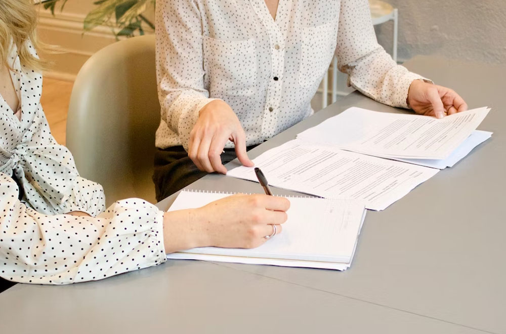 Refusal letter and document review consultation